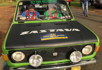 Antonio Arderiu–Luis Góngora (Zastava 101). Rally Costa Brava Històric 2024 (Foto: Archivo Arderiu)